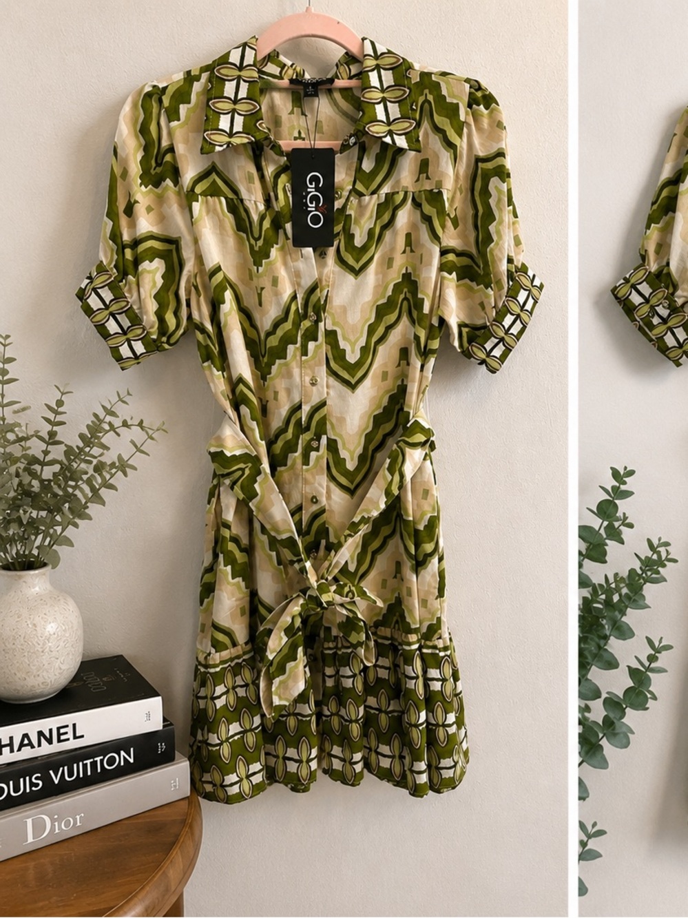 GiGio Printed Shirt Dress